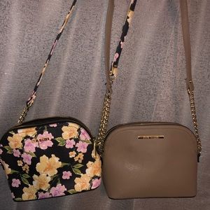 Two STEVE MADDEN cross body bags